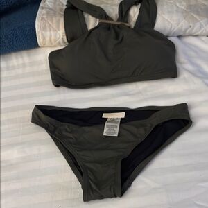 Michael Kors Olive Green Two-Piece Bikini